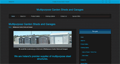 Desktop Screenshot of multipurposesheds.com